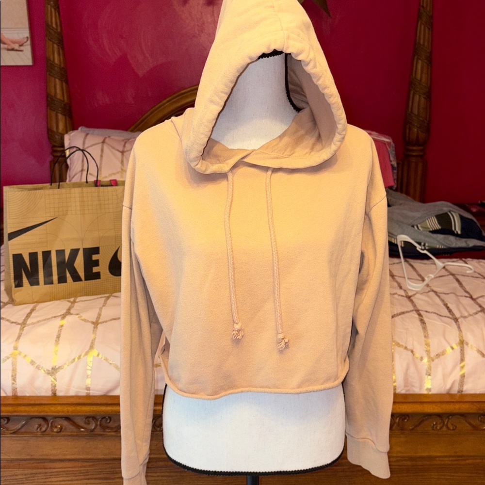 Me to We Tan Hooded Sweatshirt